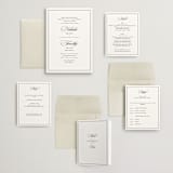 "Sincerity" - Wedding Invitations in Noir by Kimberly FitzSimons - Invitation Suite