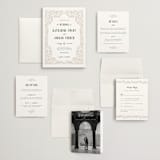 "Operatic" - Wedding Invitations in Cream by Paper Raven Co. - Invitation Suite