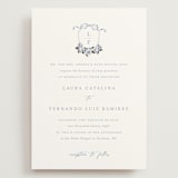 "Be With You" - Wedding Invitations in French by Design Lotus - Front