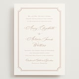 "Avery" - Wedding Invitations in Dusty Pink by Jennifer Postorino - Front
