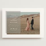 "Overlay" - Wedding Invitations in Dove by Meggy Masters - Front