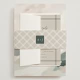 "Vista" - Wedding Invitations in Forest by Melanie Severin - Assembled with Belly Band