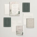 "Vista" - Wedding Invitations in Forest by Melanie Severin - Invitation Suite