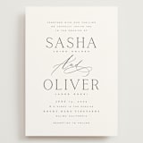 "Ashbury" - Wedding Invitations in Ink by Kristie Kern - Front