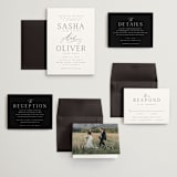 "Ashbury" - Wedding Invitations in Ink by Kristie Kern - Invitation Suite