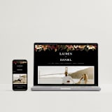 "Falling In Love" - Wedding Invitations in Harvest by Susan Moyal - FREE Wedding Website