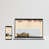 "Tropical Flowers" - Wedding Invitations in Sunrise by Jennifer Holbrook - FREE Wedding Website