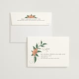 "Charming" - Wedding Invitations in Almond by GeekInk Design - FREE Recipient Addressing