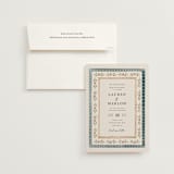 "Americana" - Wedding Invitations in Sea by leslie hamer - Invitation with Envelope