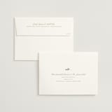 "Soft Sprigs" - Wedding Invitations in Champagne by Jennifer Postorino - FREE Recipient Addressing