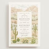 "Westward" - Wedding Invitations in Sandstone by Paper Sun Studio - Front