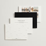 "Macaron" - Wedding Invitations in Snow by Nicoletta Savod - Back of Card Options