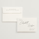 "Macaron" - Wedding Invitations in Snow by Nicoletta Savod - Invitation with Envelope