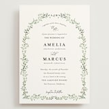 "Monogramed Arch" - Wedding Invitations in Mojito by Susan Moyal - Front