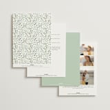 "Monogramed Arch" - Wedding Invitations in Mojito by Susan Moyal - Back of Card Options