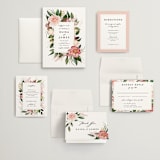 "Blossom" - Wedding Invitations in Blush by Susan Moyal - Invitation Suite