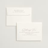 "Luxe script" - Wedding Invitations in Pearl by Hooray Creative - FREE Recipient Addressing