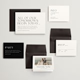 "tomorrows" - Wedding Invitations in Ink by Lori Wemple - Invitation Suite