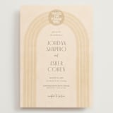 "Chuppah Arch" - Wedding Invitations in Desert Sun by Laura Bolter - Front