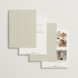 "Love and Faith" - Wedding Invitations in Vanilla by Louise Kay - Back of Card Options