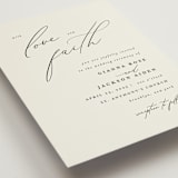 "Love and Faith" - Wedding Invitations in Vanilla by Louise Kay - Detail