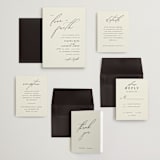 "Love and Faith" - Wedding Invitations in Vanilla by Louise Kay - Invitation Suite
