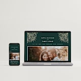 "Engraved Paisley" - Wedding Invitations in Cardamom by Oma N. Ramkhelawan - FREE Wedding Website