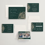 "Engraved Paisley" - Wedding Invitations in Cardamom by Oma N. Ramkhelawan - Invitation Suite