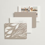 "Mystique" - Wedding Invitations in Linen by Ashley Rosenbaum - Back of Card Options