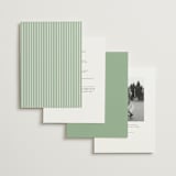 "Romantic Garden" - Wedding Invitations in Mint by Melinda Denison - Back of Card Options