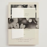 "Nonnette" - Wedding Invitations in Vanilla by Blustery August - Assembled with Belly Band