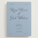 "Cheers" - Wedding Invitations in Sky by Blustery August - Front