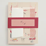 "Velvet Cherry" - Wedding Invitations in Cherry by Sarah Rosenthal - Assembled with Belly Band