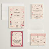 "Velvet Cherry" - Wedding Invitations in Cherry by Sarah Rosenthal - Invitation Suite