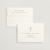 "Pair of Calla Lilies" - Wedding Invitations in Sage by Leah Bisch - FREE Recipient Addressing