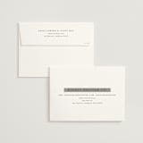 "Portrait" - Wedding Invitations in Platinum by Heather Schertzer - FREE Recipient Addressing