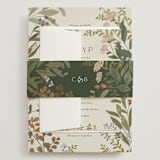 "Ellsworth" - Wedding Invitations in Natural by Jennifer Wick - Assembled with Belly Band