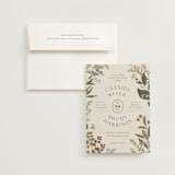 "Ellsworth" - Wedding Invitations in Natural by Jennifer Wick - Invitation with Envelope