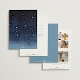 "Let it Snow" - Wedding Invitations in Celestial by Anastasia Makarova - Back of Card Options