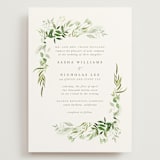 "Verdure" - Wedding Invitations in Garden by Leah Bisch - Front