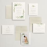 "Verdure" - Wedding Invitations in Garden by Leah Bisch - Invitation Suite