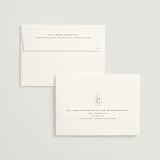 "Everlasting" - Wedding Invitations in Latte by Jennifer Postorino - FREE Recipient Addressing