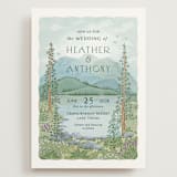 "Sierra" - Wedding Invitations in Spruce by Paper Sun Studio - Front