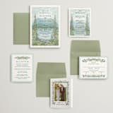 "Sierra" - Wedding Invitations in Spruce by Paper Sun Studio - Invitation Suite