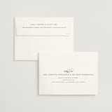 "More Than Words" - Wedding Invitations in Bridal White by Design Lotus - FREE Recipient Addressing