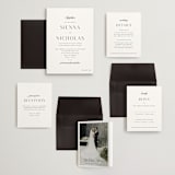 "More Than Words" - Wedding Invitations in Bridal White by Design Lotus - Invitation Suite