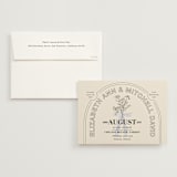 "Sealed" - Wedding Invitations in Daisy by Baumbirdy - Invitation with Envelope