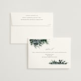 "Juniper" - Wedding Invitations in Emerald by Kate Ahn - FREE Recipient Addressing