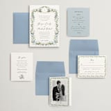 "Hydrangea Vine" - Wedding Invitations in Coastal by Susan Moyal - Invitation Suite