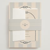 "nautical nuptials" - Wedding Invitations in Sea Breeze by Rebecca Durflinger - Assembled with Belly Band